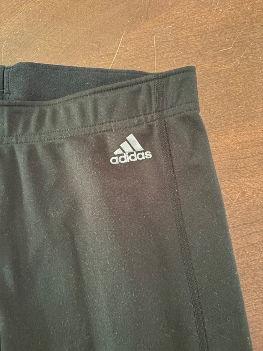 Adidas Climalite Black Cropped Capri Athletic Leggings Size Medium - Picture 4 of 8